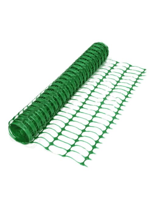 110gsmGreenPlasticBarrierMeshFence50m