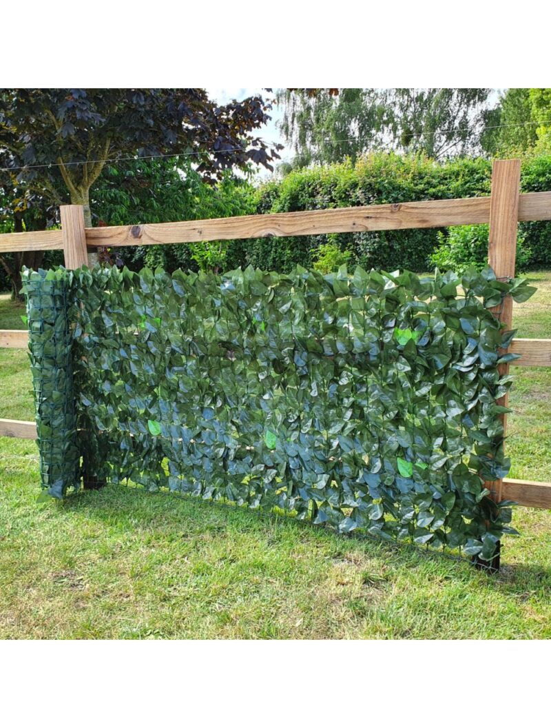 ArtificialHedgeWovenTwoLeafGardenFencePrivacyScreening -1mx3m