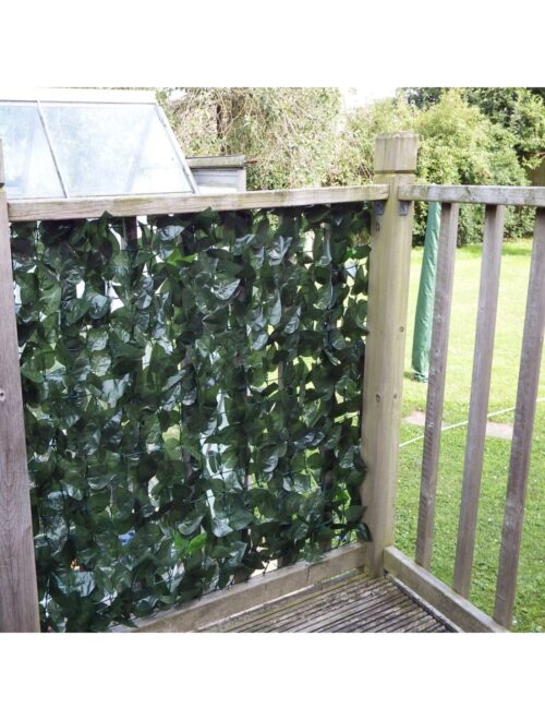 ArtificialHedgeWovenTwoLeafGardenFencePrivacyScreening -1mx3m