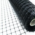 BlackStretchedFencingLargeMesh50mmx50mm