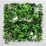 FireResistantGrassyFernGreenLivingWallPanel1mx1m