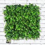 HighQualityWhiteGreenFernLivingWallPanel50x50cm