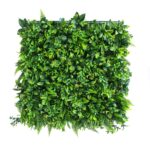 HighQualityWhiteGreenFernLivingWallPanel50x50cm