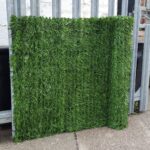 TwoToneGreenArtificialConiferHedgeGardenFencePrivacyScreening1.8mx3m