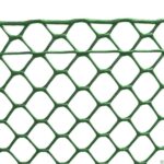 UVTreatedGreenRigidPlasticMeshFenceHexagon25mm