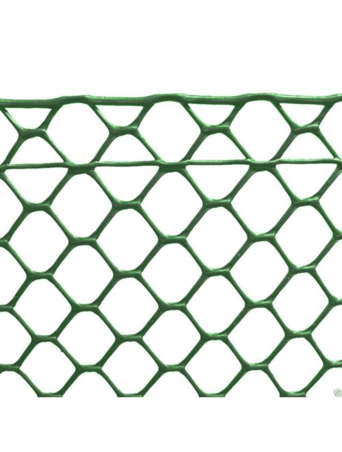 UVTreatedGreenRigidPlasticMeshFenceHexagon25mm