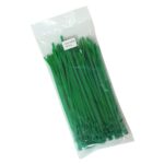 HeavyDutyGreenCableTies -Packof100